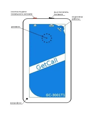 GC-3001T1. Переговорное устройство ремонтной связи. GETCALL в Санкт-Петербурге