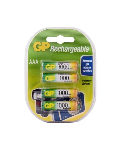 GP 100AAAHC AAA (GP 100AAAHC-2DECRC4), упак. 4 шт.. Перезаряжаемые аккумуляторы. GP Batteries в Санкт-Петербурге