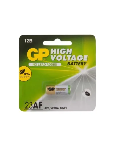 GP 23AF (GP 23AFRA-2F1), БЛИСТЕР. Высоковольтная батарейка 12В. GP Batteries в Санкт-Петербурге