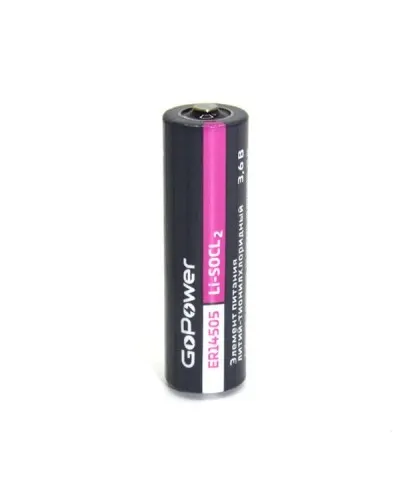 ER14505 GoPower. Литий-тионилхлоридный элемент питания. GoPower в Санкт-Петербурге