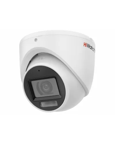 DS-T203A(B) (2.8мм). Бюджетная видеокамера мультиформатная купольная. HiWatch в Санкт-Петербурге