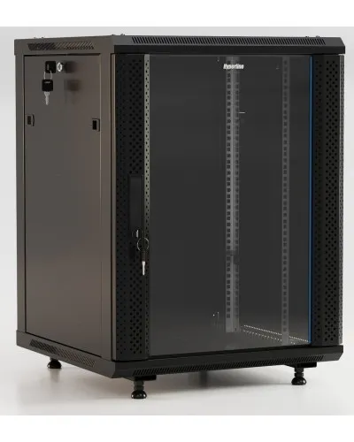 TWB-FC-1245-GP-RAL9004. Шкаф телекоммуникационный 19 настенный 12U. Hyperline в Санкт-Петербурге