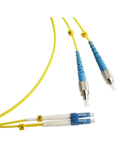 FC-D2-9-FC/UR-LC/UR-H-1M-LSZH-YL. Патч-корд волоконно-оптический FC/UPC-LC/UPC. Hyperline в Санкт-Петербурге