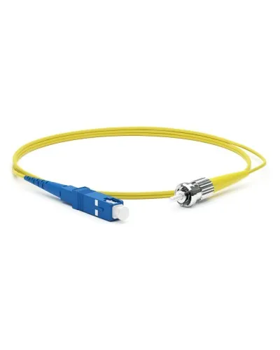 FC-S2-9-SC/UR-ST/UR-H-1M-LSZH-YL. Патч-корд волоконно-оптический одномодовый. Hyperline в Санкт-Петербурге