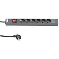 SHE19-6SH-S-2.5EU. Блок розеток 19. Hyperline