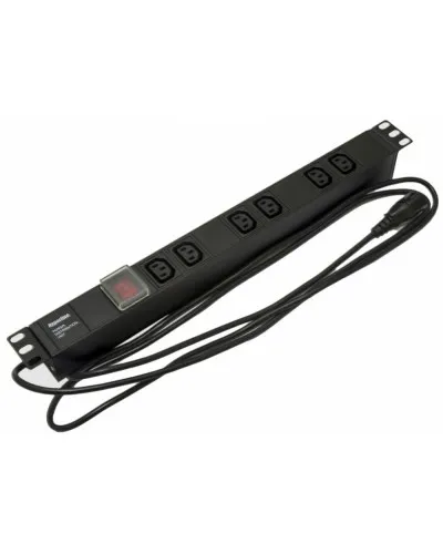 SHE19-6IEC-S-2.5IEC. Блок розеток 19. Hyperline в Санкт-Петербурге