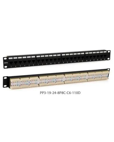 PP3-19-24-8P8C-C5E-110D. Патч-панель 19. Hyperline в Санкт-Петербурге