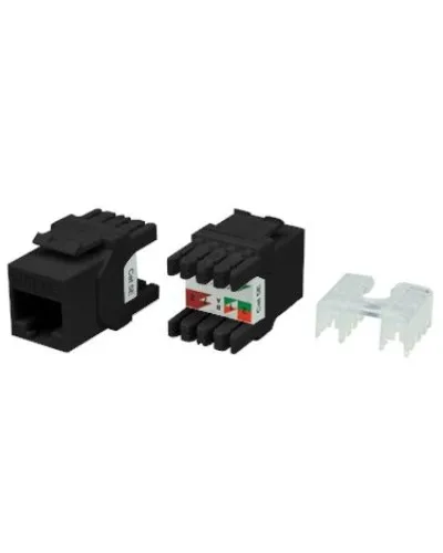 KJ8-8P8C-C5e-180-BK. Вставка Keystone Jack RJ-45. Hyperline в Санкт-Петербурге