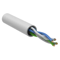 GENERICA U/UTP кат. 5E 24AWG 2 пары LSZH INDOOR белый (BC1-C5E02-128-305-G). Кабель «витая пара» (LAN) для структурированных систем связи. IEK