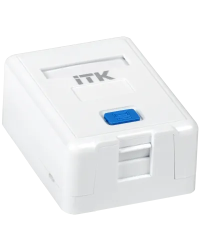 CS2-012: Корпус настенной розетки для 1 модуля Keystone Jack в Санкт-Петербурге