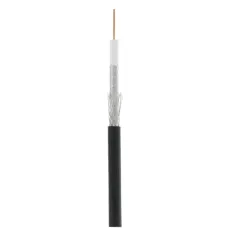 RG-6 CCS, Out, PE (UEC-C2-32123B-BK-3). Кабель коаксиальный омедненный. NETLAN