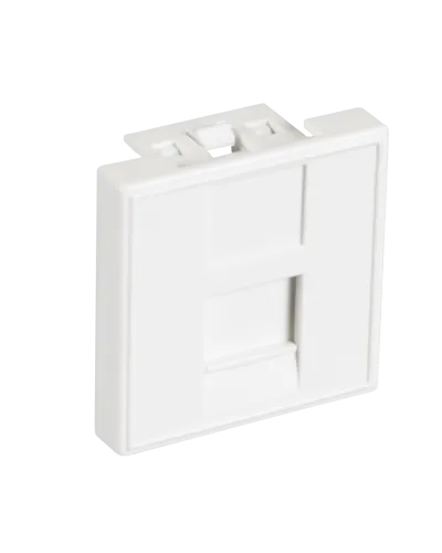 EC-IMF-1-WT-10 (10шт). Вставка 45x45 (Mosaic) для 1 модуля Keystone Jack. NETLAN в Санкт-Петербурге
