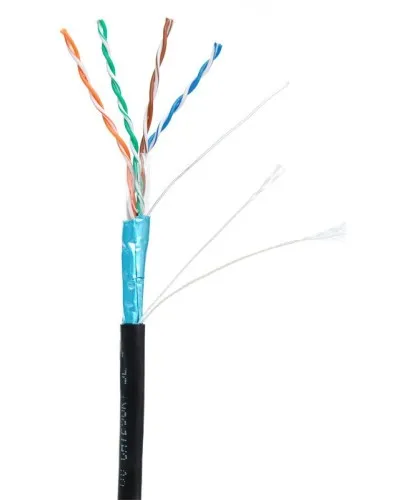 F/UTP 4pair, Cat5е, Out, PE (EC-UF004-5E-PE-BK). Кабель «витая пара» (LAN) для структурированных систем связи. NETLAN в Санкт-Петербурге