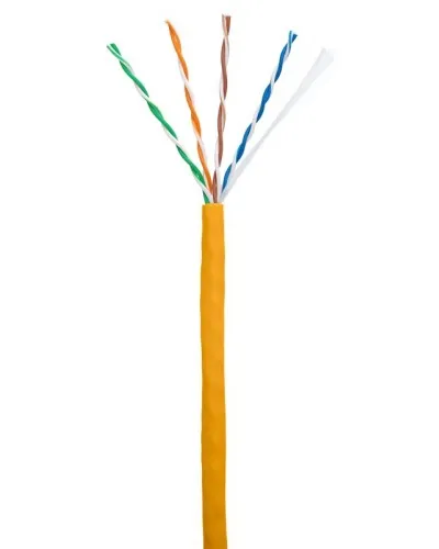 U/UTP 4pair, Cat5e, In, LSZH (EC-UU004-5E-LSZH-OR-1). Кабель «витая пара» (LAN) для структурированных систем связи. NETLAN в Санкт-Петербурге