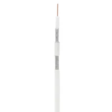 RG-6 CCS, In, PVC (UEC-C2-32123A-WT-1). Кабель коаксиальный омедненный. NETLAN