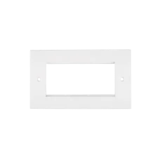 NMC-PL2PB-WT. Лицевая панель под 2 вставки 50х50мм. NIKOMAX