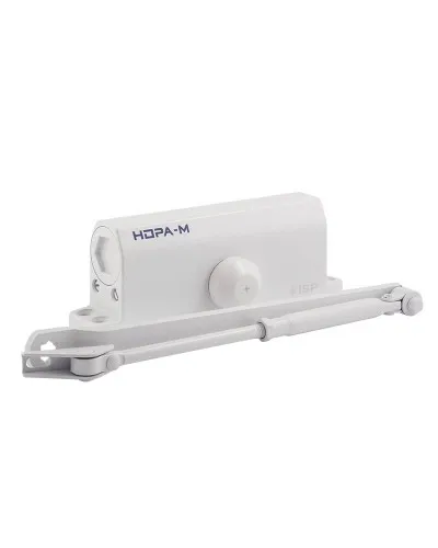 ISPARUS 450 (белый). Доводчик дверной морозостойкий. NORA-M в Санкт-Петербурге