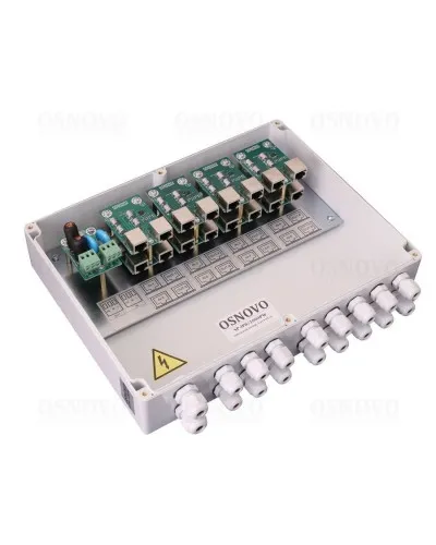 SP-IP8/1000PW. Устройство грозозащиты цепей Ethernet. OSNOVO в Санкт-Петербурге