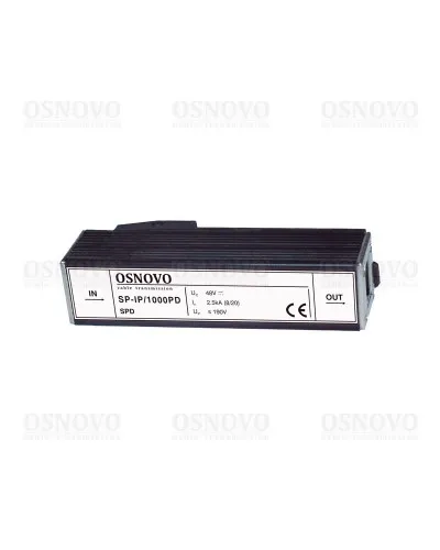 SP-IP/1000PD. Устройство грозозащиты цепей Ethernet. OSNOVO в Санкт-Петербурге