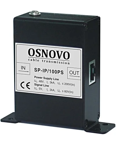 SP-IP/100PS. Устройство грозозащиты цепей Ethernet. OSNOVO в Санкт-Петербурге
