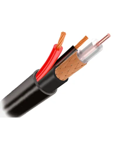 КВК-П 2х0.75 (outdoor) CCA Light. Кабель комбинированный для систем видеонаблюдения. Optimus в Санкт-Петербурге