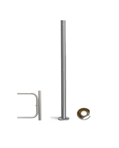 PERCo-BH02 2-14 с крышкой. Стойка с отверстием под стопорный механизм поворотной секции. PERCo в Санкт-Петербурге