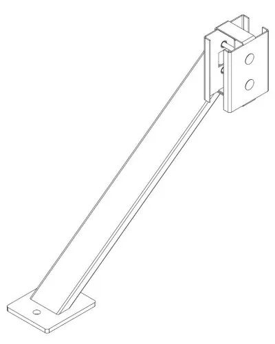 PERCo-MB-16.9. Упор для стоек секции ограждения. PERCo в Санкт-Петербурге