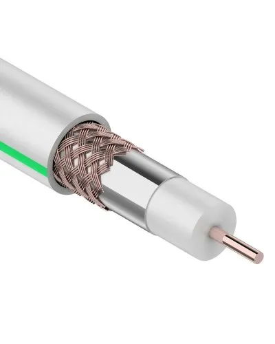 SAT 703 B, CCS/Al/Al, 75%, 75 Ом, 100 м, белый. PROconnect (01-2431-2). Кабель коаксиальный радиочастотный. PROCONNECT в Санкт-Петербурге