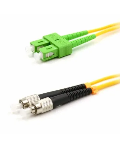 Патч-корд оптический переходной (SM), 9/125 (OS2), SC/APC-FC/UPC, (Duplex), PVC, 5м REXANT (50-2857-1): Патч-корд оптический в Санкт-Петербурге