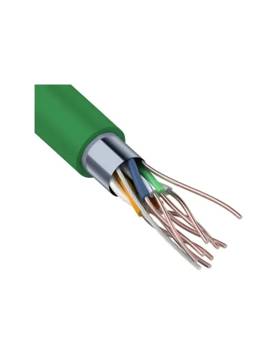 F/UTP, CAT 5e, нг(А)-LSLTx, 4х2х0,52мм, 24AWG, INDOOR, SOLID, зеленый, 305м REXANT (01-0161). Кабель «витая пара» (LAN) для структурированных систем связи. Rexant в Санкт-Петербурге