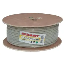 RG-8X, 50 Ом, CCS/Al/A, 75% (01-2021). Кабель коаксиальный радиочастотный. Rexant