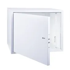 Шкаф телекоммуникационный 19 настенный антивандальный распашной 14U 600×500×700мм,(ШxГxВ) RAL 7035 (04-2254). Шкаф телекоммуникационный 19 настенный 14U. Rexant