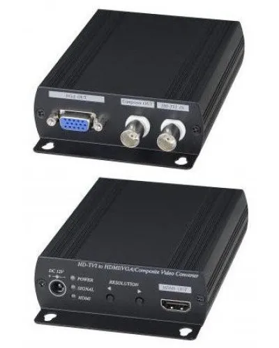 AD001HD4. Преобразователь-разветвитель AHD/HDCVI/HDTVI в HDMI/VGA/CVBS. SC&T в Санкт-Петербурге
