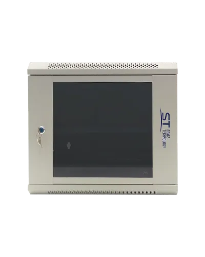 ST-NC9U600 (серый) С ПОЛКОЙ. Шкаф телекоммуникационный 19 настенный 9U. Space Technology в Санкт-Петербурге