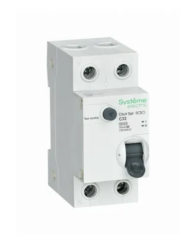 City9 Set 1P+N С 32А 4.5kA 30мА A 230В (C9D55632). Автоматический выключатель дифференциального тока. Systeme Electric в Санкт-Петербурге