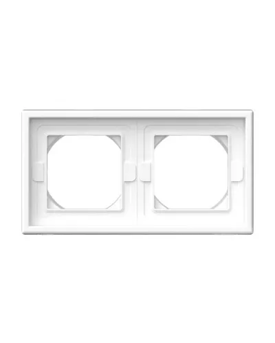 ArtGallery Aqua рамка 2-местная, IP44, белый (GAL440102). Рамка. Systeme Electric в Санкт-Петербурге