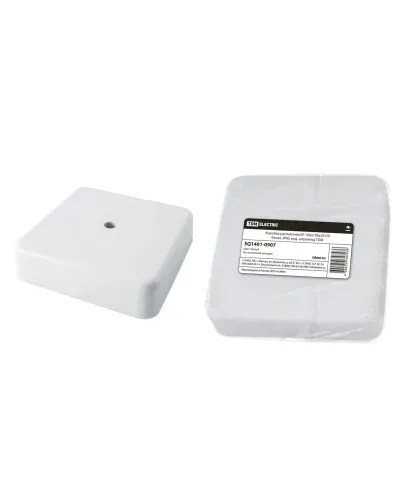 Коробка КР 100х100х29 ОП белая, IP40 (SQ1401-0907). Распаячная коробка. TDM ЕLECTRIC в Санкт-Петербурге