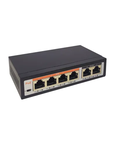 TI-204P, SIP коммутатор. Коммутатор с питанием по PoE. True-IP в Санкт-Петербурге