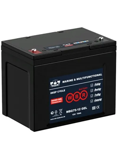 WBR MBG75-12. Аккумулятор герметичный свинцово-кислотный. WBR в Санкт-Петербурге