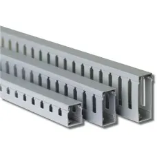 Короб перфорированный, серый RL75 15x60 (00676RL): Короб перфорированный