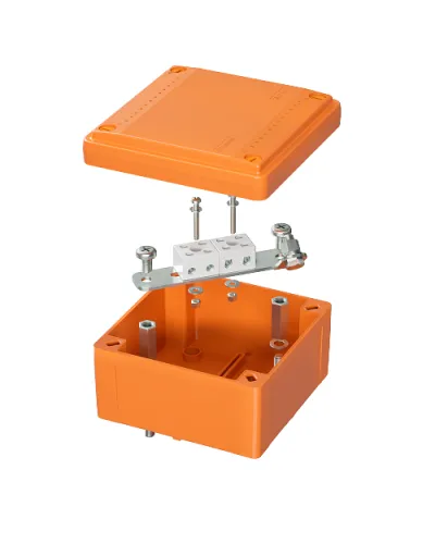 Коробка FS 100х100х50 4P (FSB10404): Коробка ответвительная огнестойкая из термопласта в Санкт-Петербурге