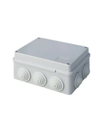 Коробка JBS150 150х110х70, 10 вых., IP55, серая (44009). Коробка монтажная. Экопласт в Санкт-Петербурге