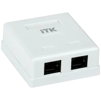 CS2-1C5EU-22-G. Настенная розетка RJ45. GENERICA