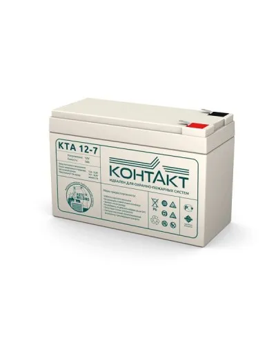 Контакт КТА 12-7. Аккумулятор герметичный свинцово-кислотный. Контакт в Санкт-Петербурге