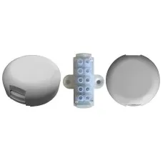 УК-2П с клеммной колодкой, 5 контактов, белый (Магнито-Контакт). Коробка коммутационная для 5х2 проводов. Магнито-Контакт