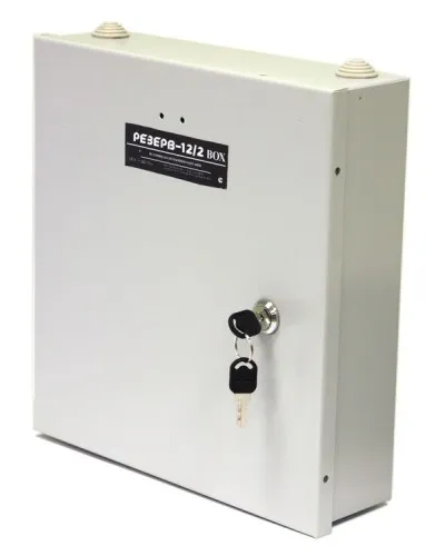 Резерв 12/5 BOX PRO (цвет корпуса черный). Источник вторичного электропитания резервированный. МикроКомСервис в Санкт-Петербурге