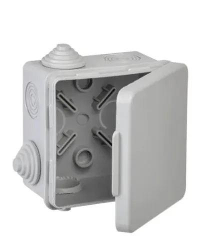 Коробка КМ 80х80х50 GENERICA (UKO31-080-080-050-K03-54G). Коробка распаячная для открытой проводки. GENERICA в Санкт-Петербурге