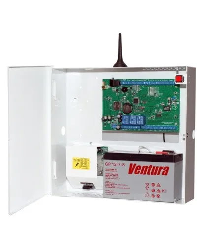 S632-2GSM-BK25-W (S632-2GSM-BK), Бокс-комплект под 7Ач, белый. Устройство оконечное объектовое приемно-контрольное c GSM коммуникатором. Проксима в Санкт-Петербурге