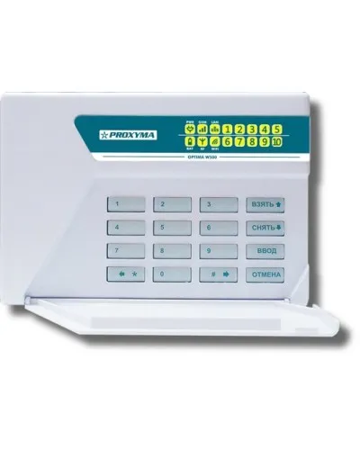 W500BL Optima. Объектовый прибор с встроенными GSM, РПП БРИЗ и Ладога-РК и проводными шлейфами. Проксима в Санкт-Петербурге