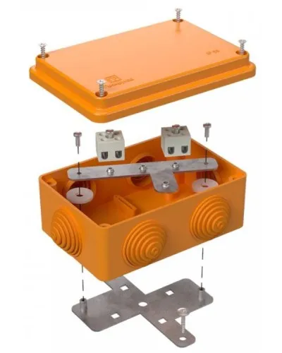 Коробка огнестойкая 120х80х50 (40-0340-FR2.5-4). Коробка огнестойкая для открытой установки. Промрукав в Санкт-Петербурге